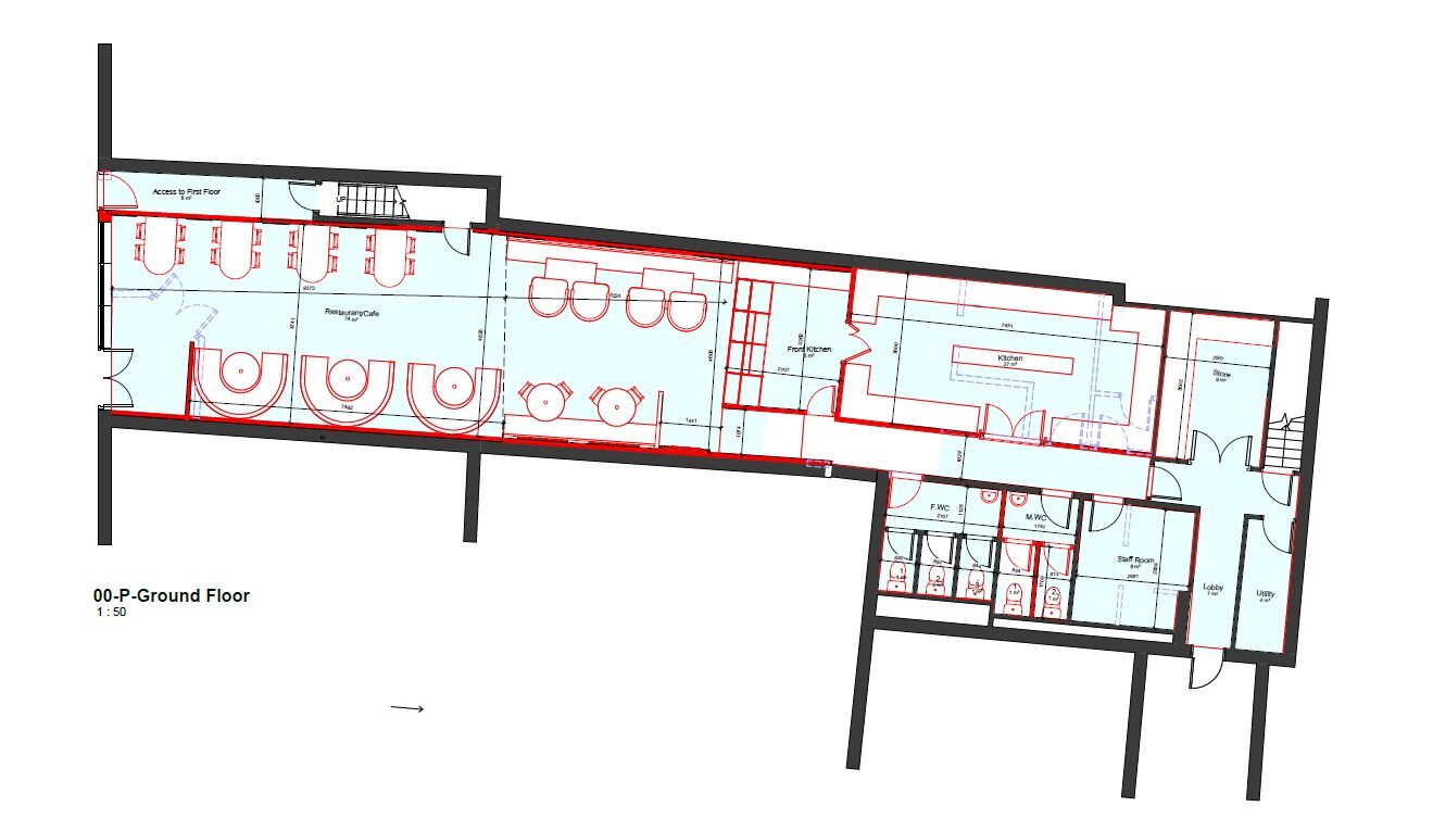 Coffee shop layout