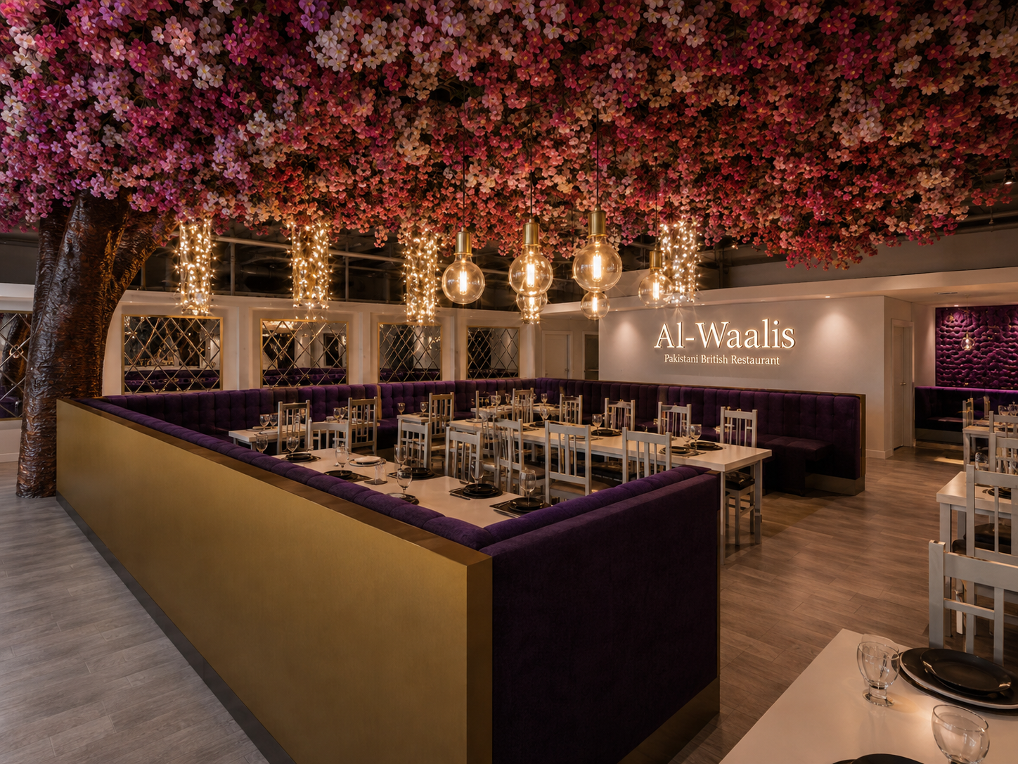 Restaurant seating area